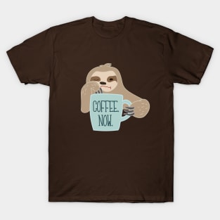 Sloth Needs Coffee T-Shirt